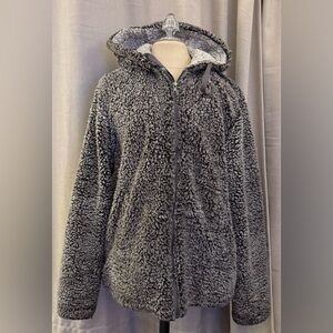 Thread & Supply Soft Gray Sherpa Jacket